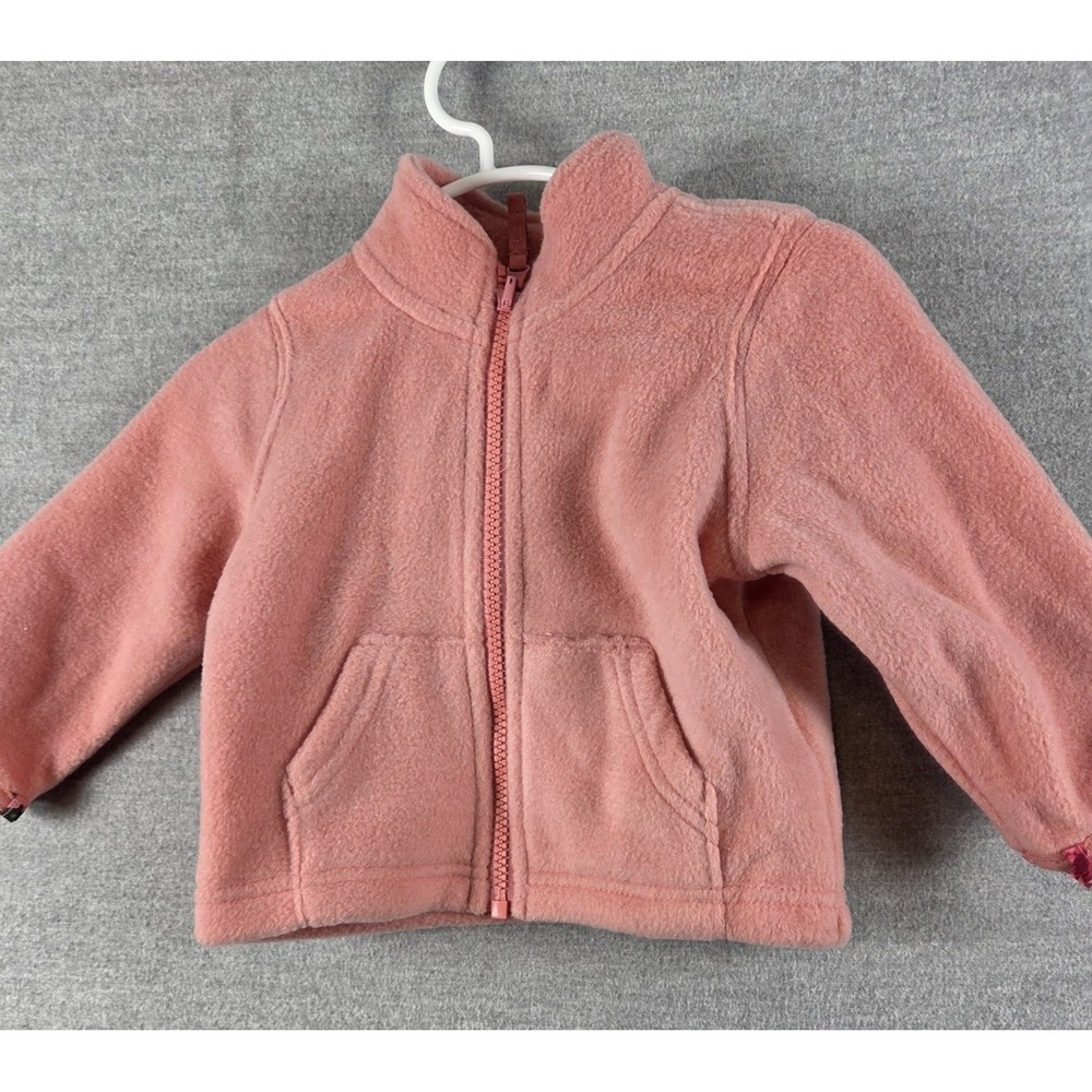 Childrens Place Girls 12-18 Mos Hooded Puffer Coat 3 in 1 Jacket Set Pink NEW - Picture 4 of 11